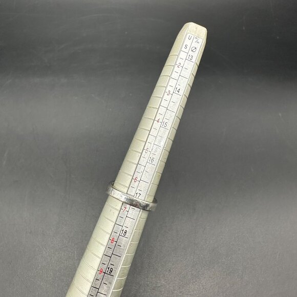 Boho Ring Southwest Festival Orange Silver Toned Oval Shape Western Size 6.75 - Picture 6 of 7